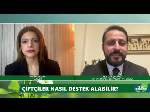 TARIM REBERİ AYBÜKE TAŞTAN İLE KONUK; ANADOLU AJANSI TARIM HABERİ MÜDÜR YARDIMCISI MUSTAFA ÇALKAYA
